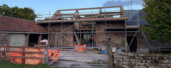 Barn conversion in the Wye Valley